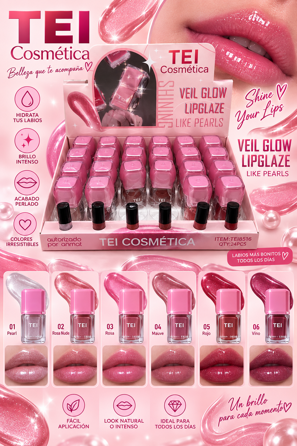 Veil Glow Lip Glaze - TEI