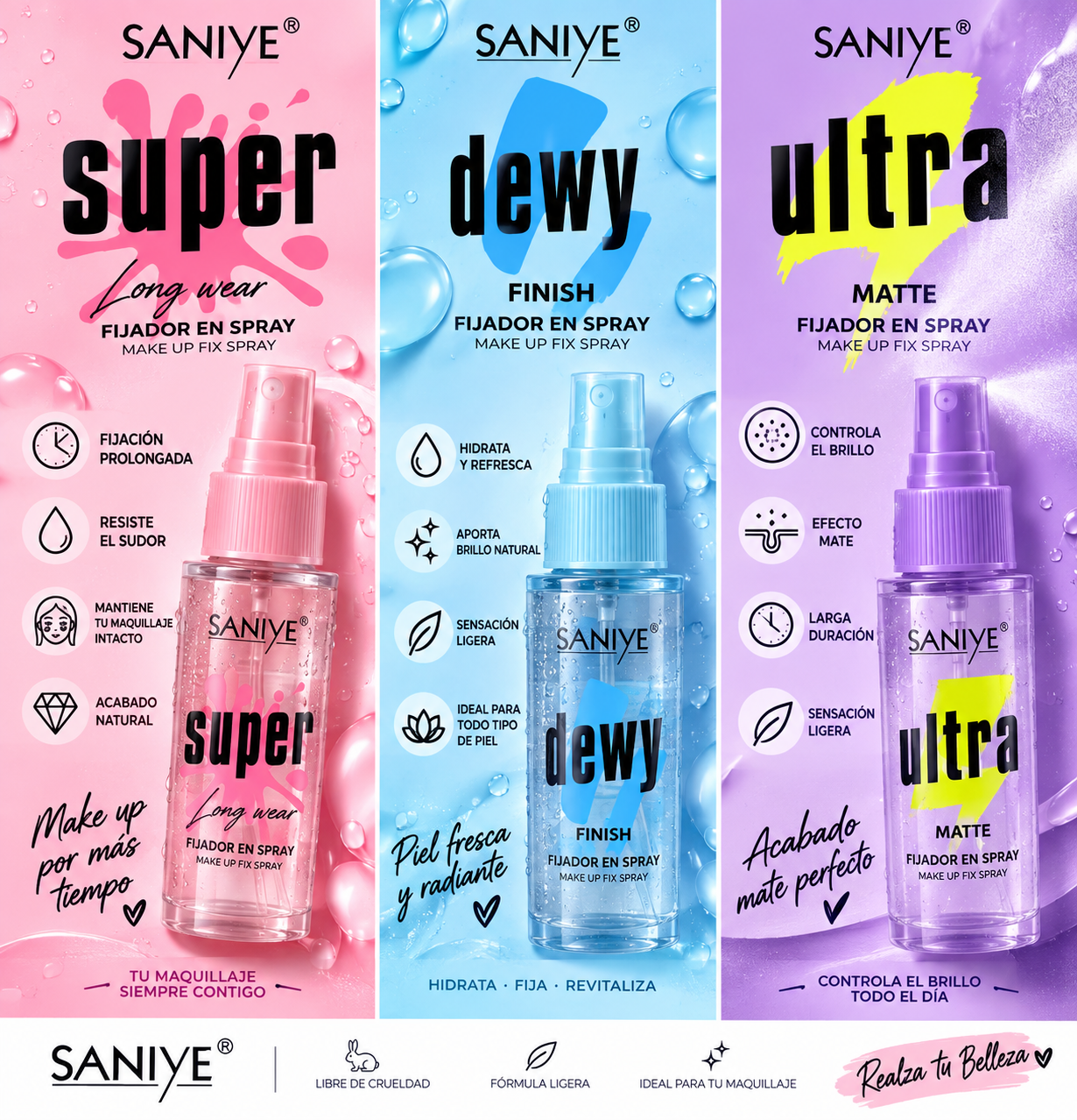 Fijador en Spray - Saniye