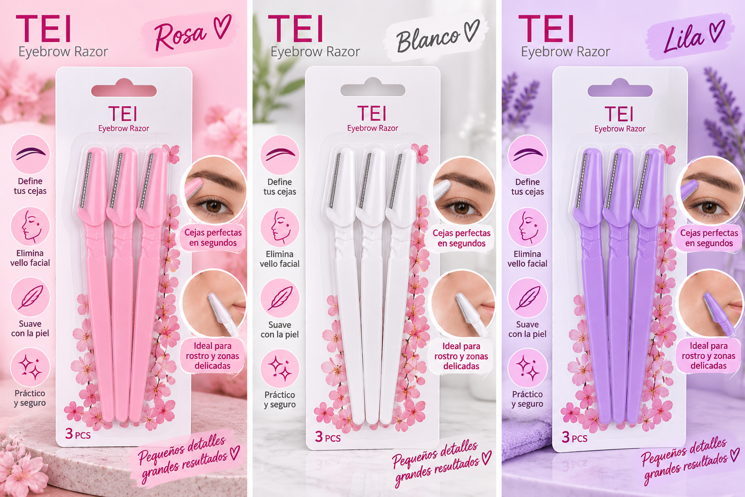 TEI Eyebrow Razor – Depilador / Perfilador de Cejas