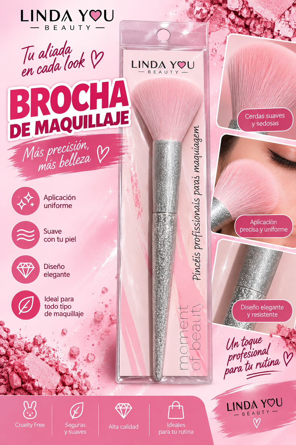 Brocha sirena - Linda you beauty