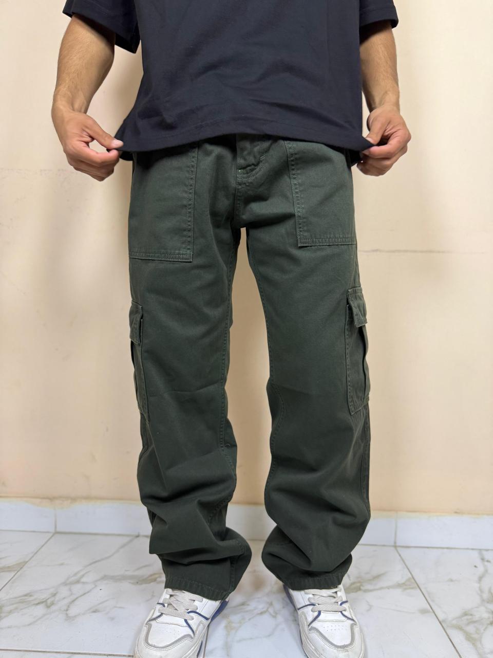 Jeans Cargo - Verde
