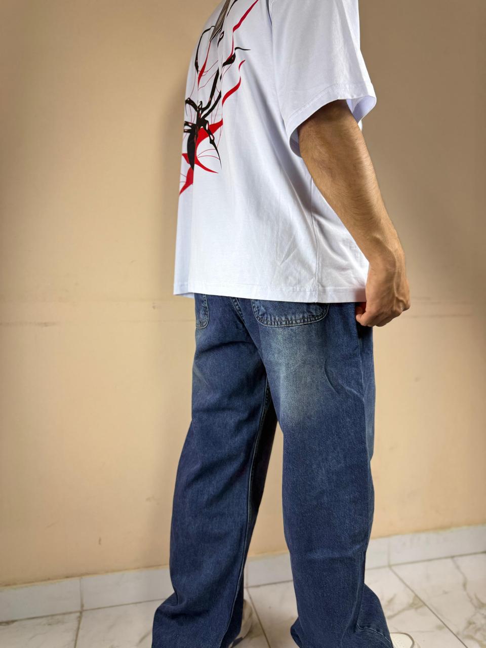 Boxy fit / Savage rojo - Blanco