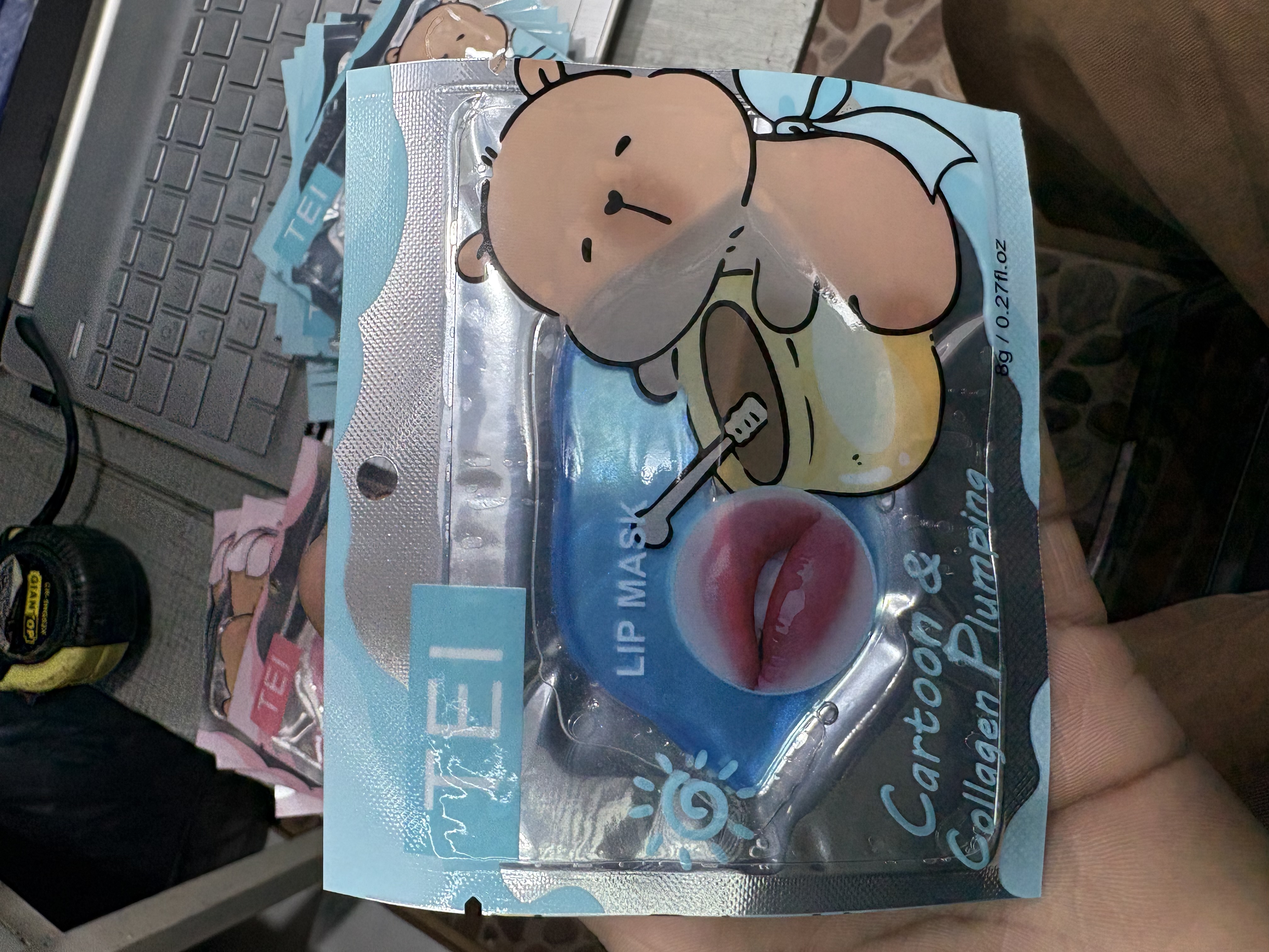 Lip Mask - Cartoon & collagen plumping