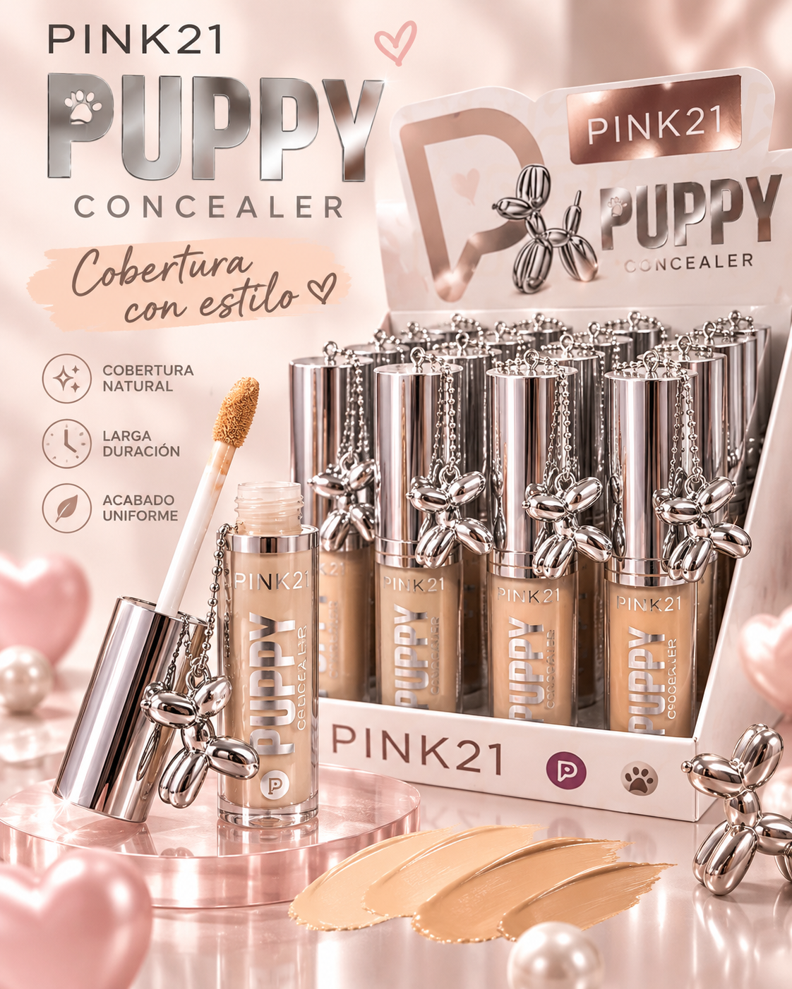 Puppy Camuflaje Concealer - Pink 21